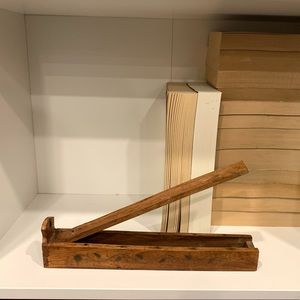 Wooden incense holder